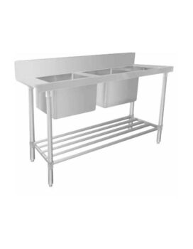 double stainless sink benches brisbane.jpg  